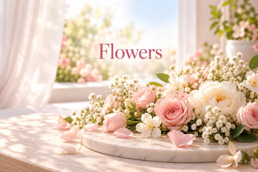 Αρωματικό Flowers από τη συλλογή Floral & Elegant της HYCEAN με λουλουδένιες νότες για κομψή και εκλεπτυσμένη ατμόσφαιρα σε επαγγελματικούς χώρους