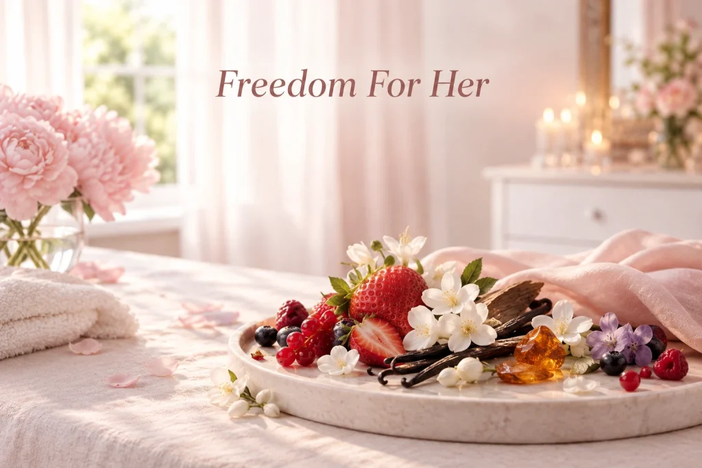 Αρωματικό Freedom For Her της HYCEAN με γλυκές και κομψές νότες για θηλυκή και εκλεπτυσμένη ατμόσφαιρα σε επαγγελματικούς χώρους
