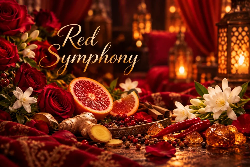 Αρωματικό Red Symphony από τη συλλογή Oriental & Sensual της HYCEAN με έντονες και αισθησιακές νότες για πολυτελή και ατμοσφαιρική εμπειρία σε επαγγελματικούς χώρους