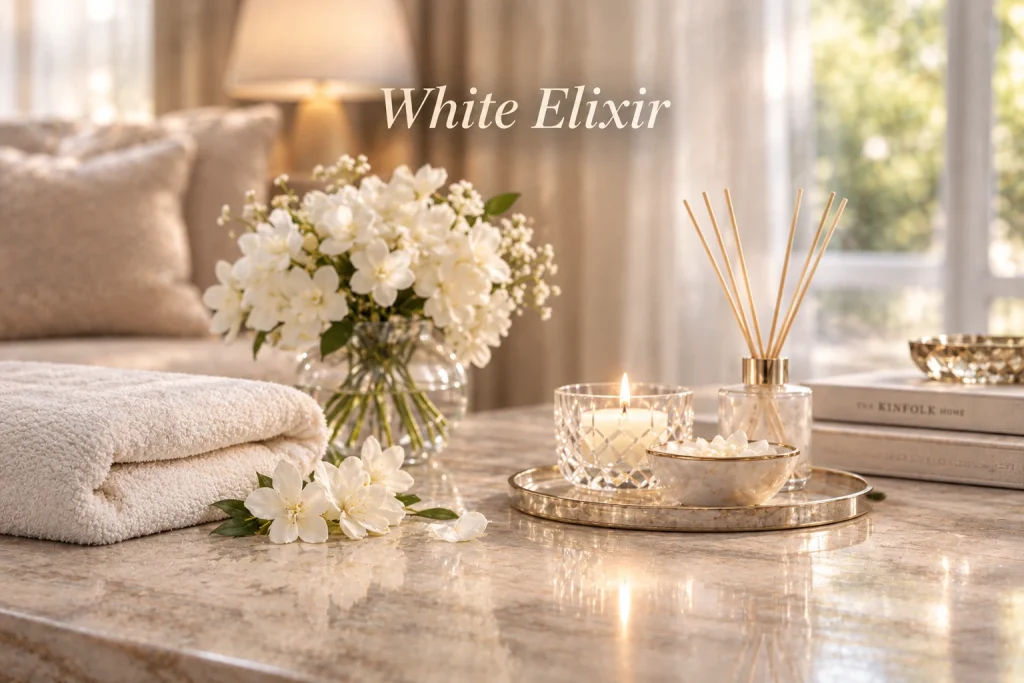 Αρωματικό White Elixir από τη συλλογή Elite Edition της HYCEAN για καθαρή και κομψή ατμόσφαιρα σε επαγγελματικούς χώρους