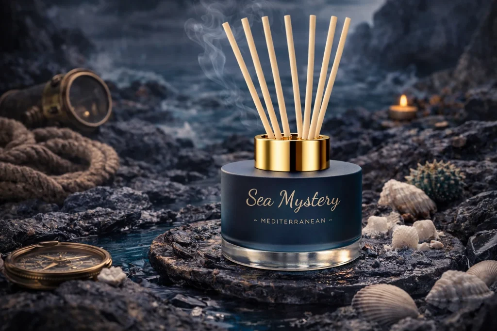 Αρωματικό Sea Mystery από τη συλλογή Aquatic & Mediterranean της HYCEAN με δροσερές θαλασσινές νότες για καθαρή και αναζωογονητική ατμόσφαιρα σε επαγγελματικούς χώρους
